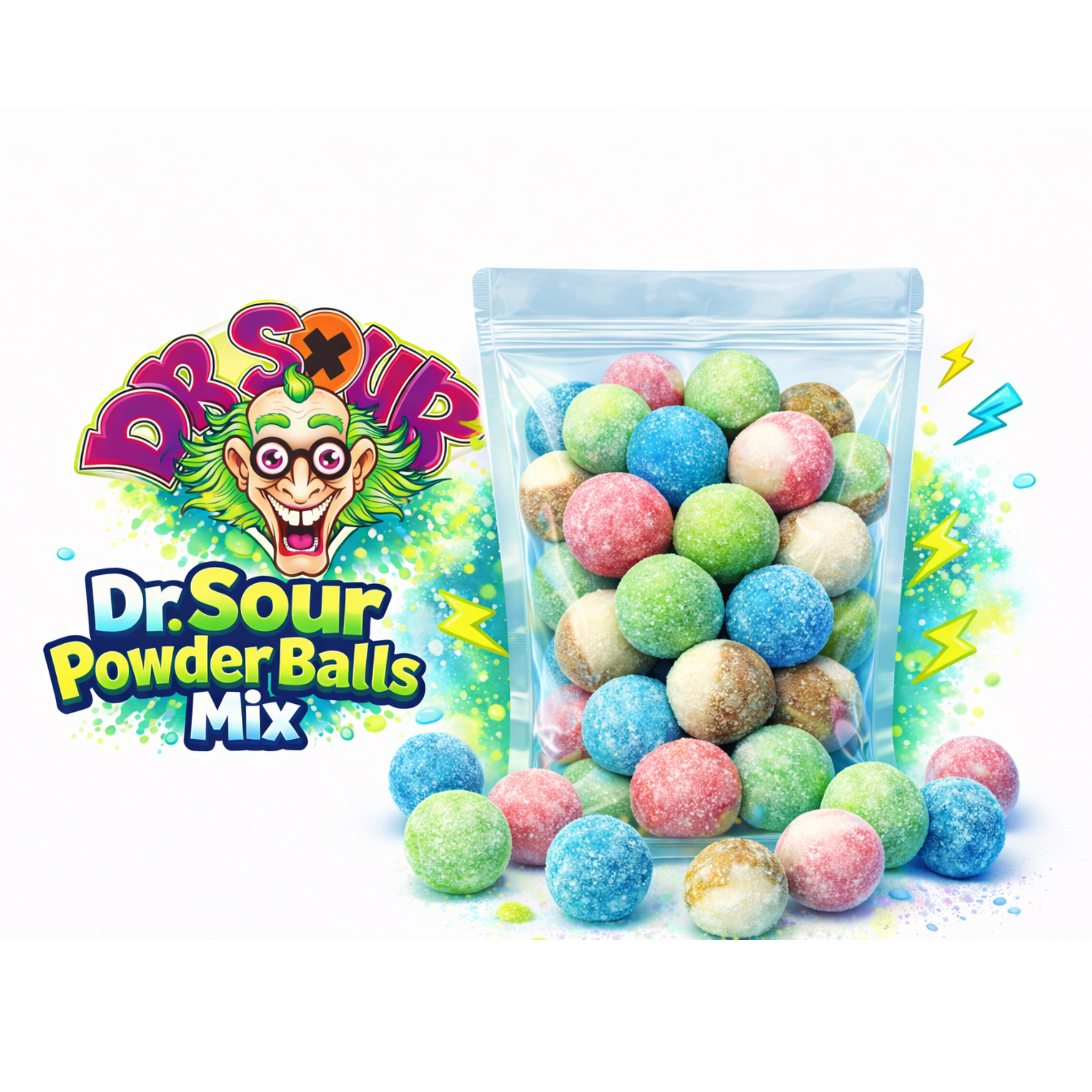 Dr. Sour Mix di palline in polvere