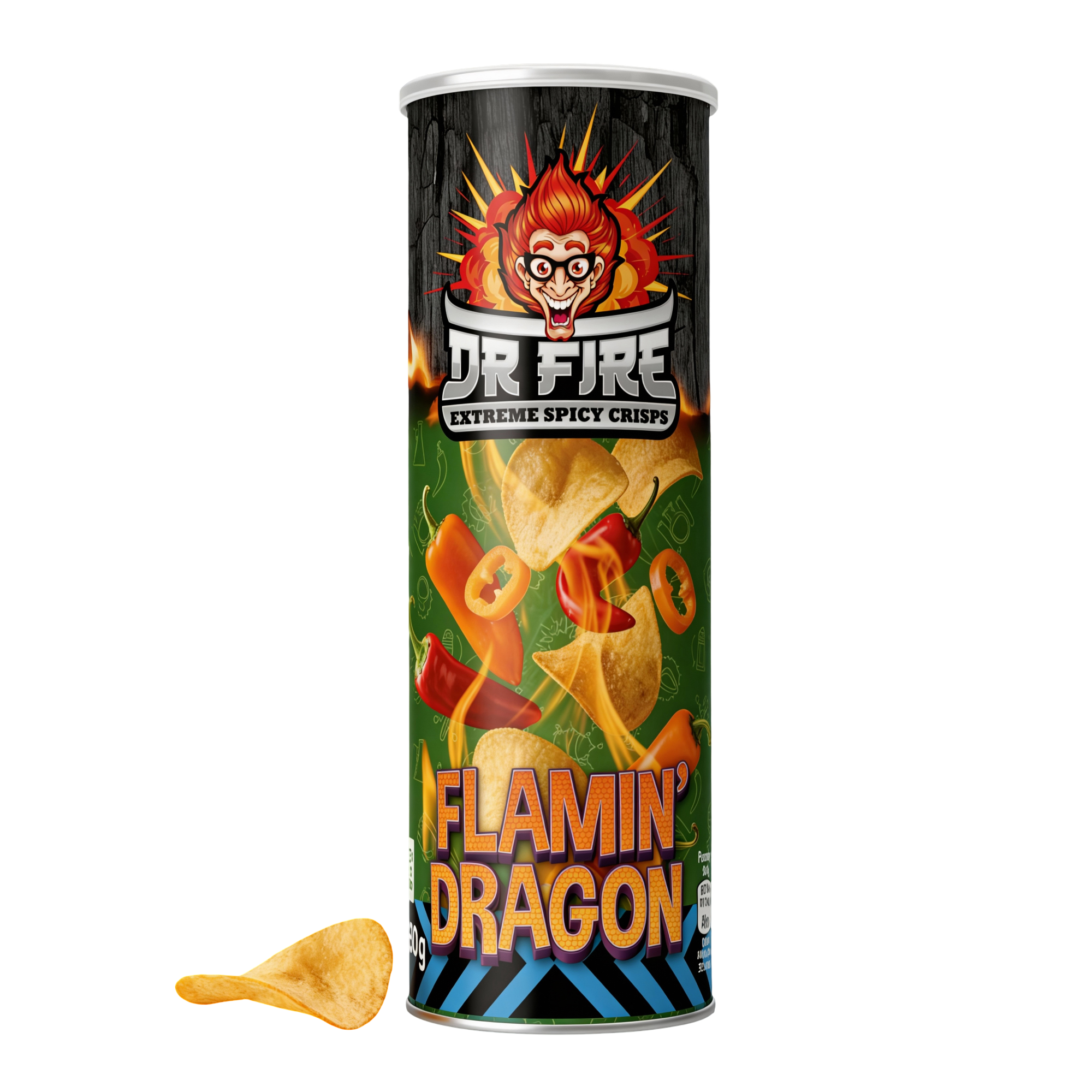 Dr. Fire Crisps Flamin Dragon 80 g