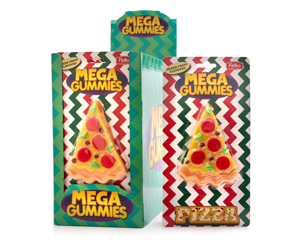 Mega Gummies Fetta di pizza 120 g