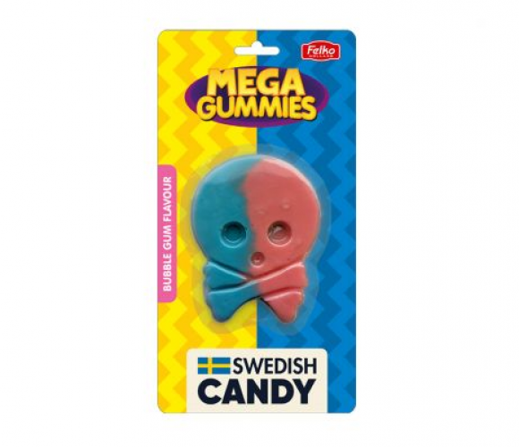 Mega Gummies Swedish Skull 120 g