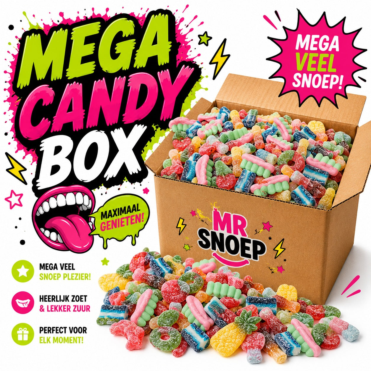 Mr Snoep Box di caramelle