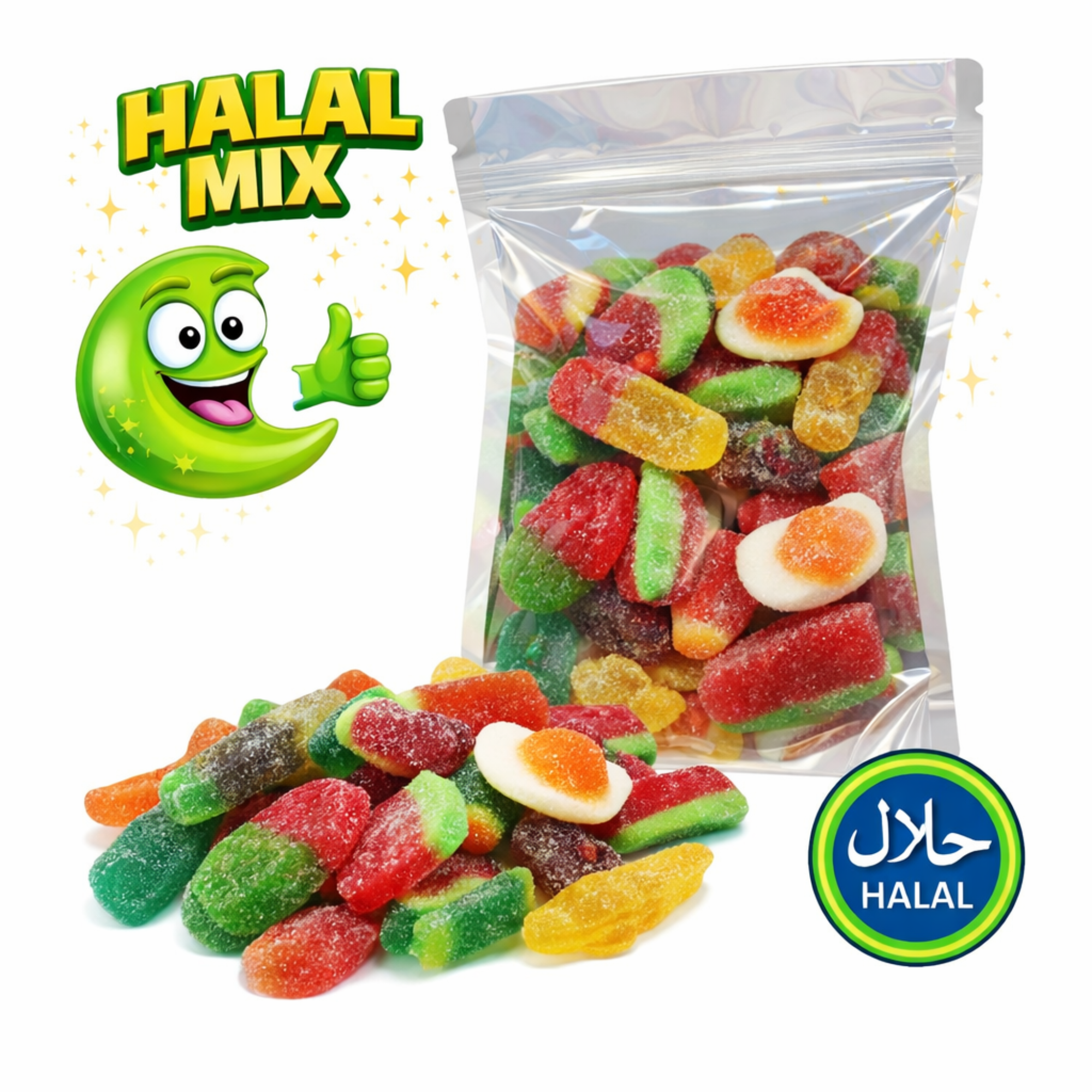 Mix di caramelle halal