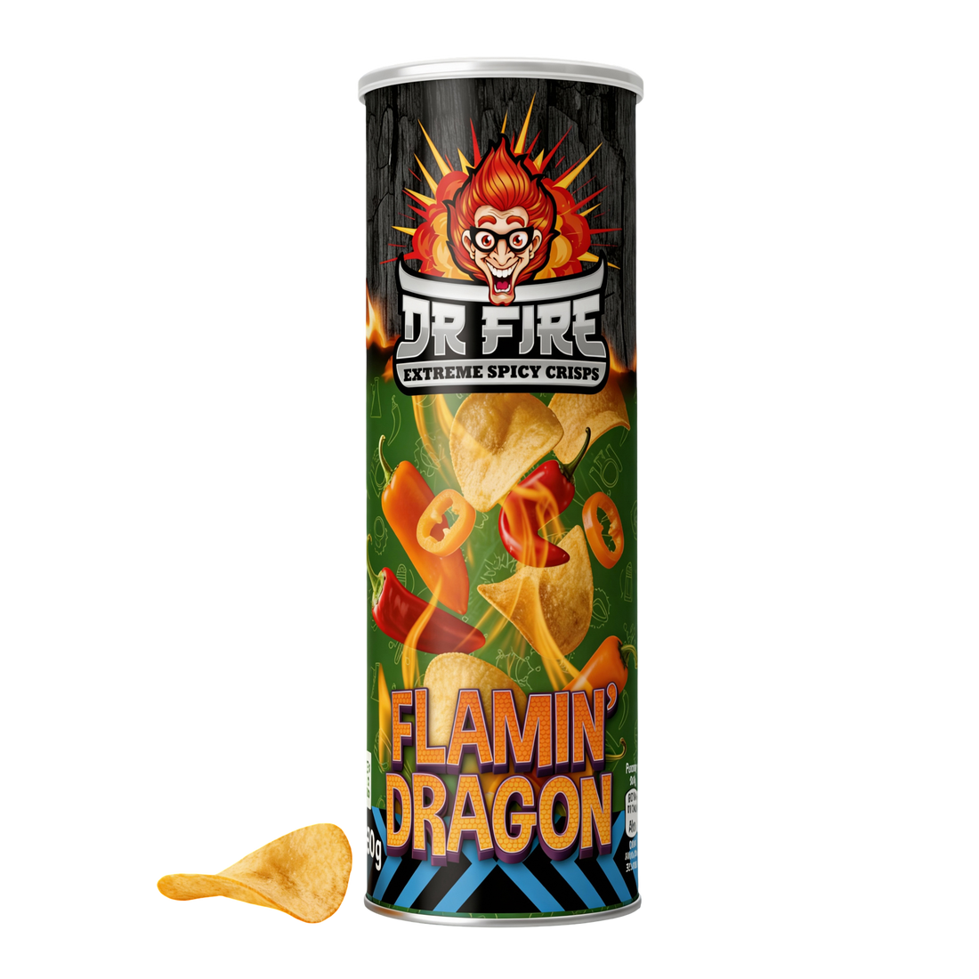 Dr. Fire Crisps Flamin Dragon 80 g