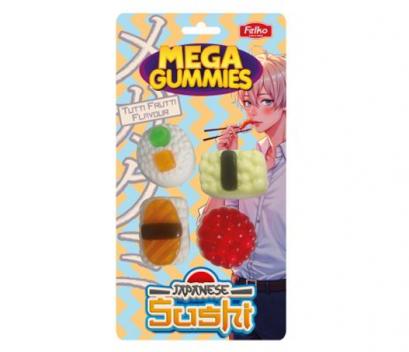 Mega Gummies Sushi giapponese 120 g