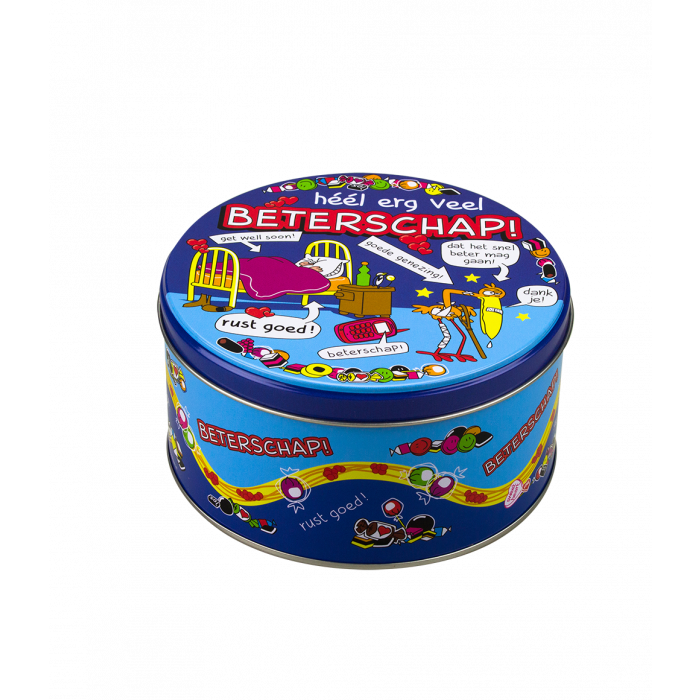 Scatola di caramelle ripiena Guarisci presto - 500 g