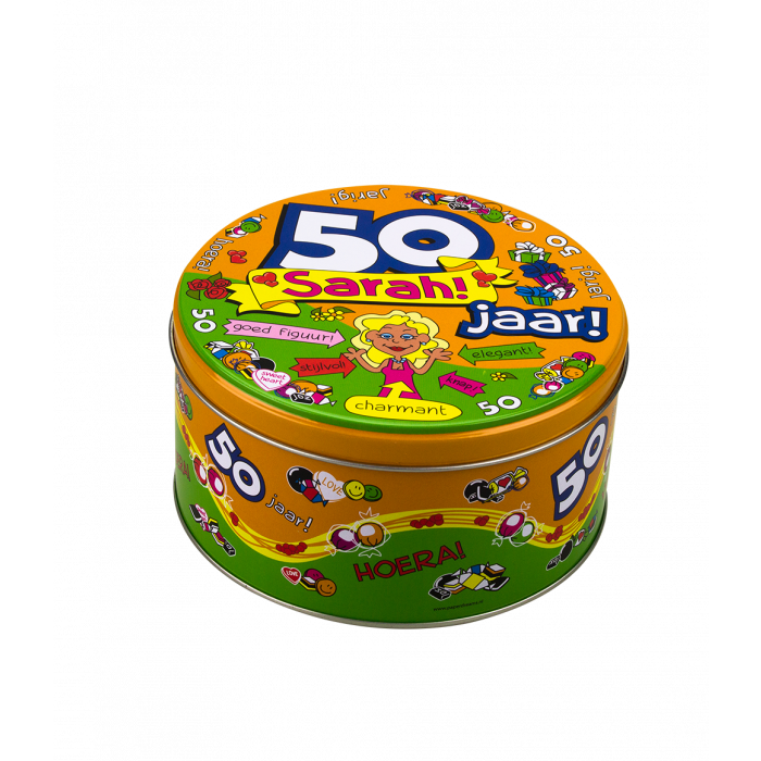 Scatola di caramelle ripiena Sarah - 500 g