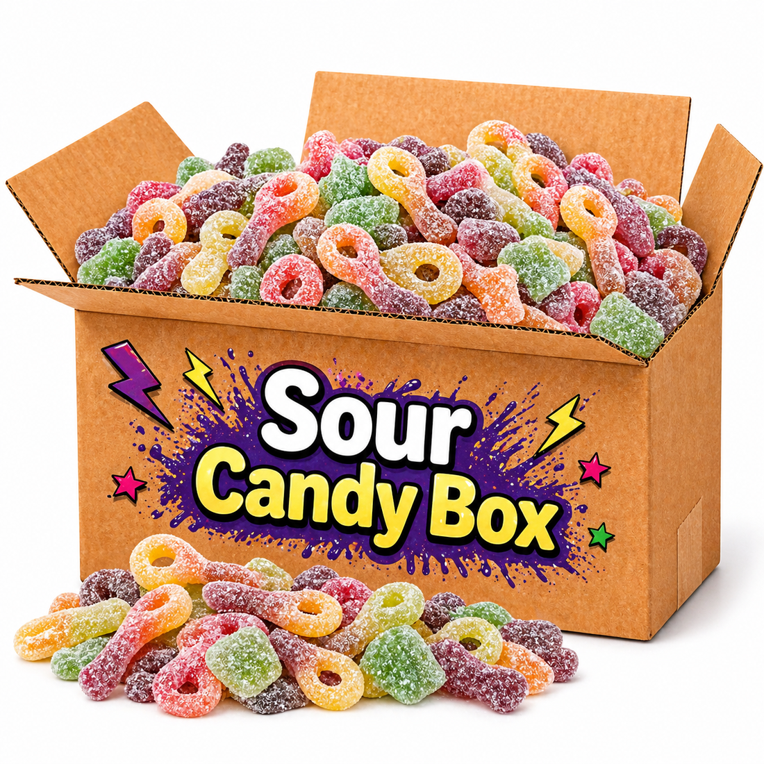 Box di caramelle acidule 2kg