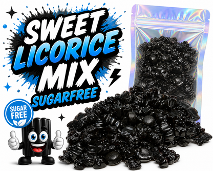 Mix di liquirizia dolce senza zucchero