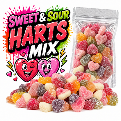 Mix di cuori dolci e aspri