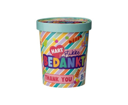 Bucket di caramelle Grazie
