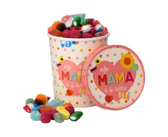 Bucket di caramelle Mamma