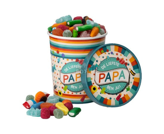 Bucket di caramelle Papà